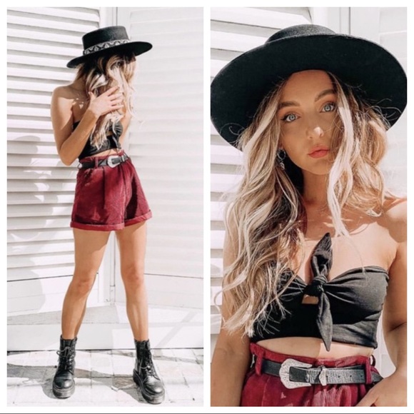 TAOS- Wool Wide Brim Gambler Hat - Picture 9 of 9